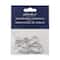 John Bead 25mm Silver Heart Side Link Beadwork Pendants, 6ct.
